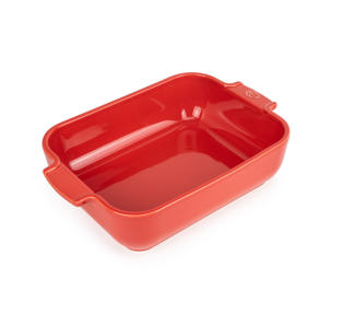 Peugeot Ceramic Rectangular Baking Dish - Red (25cm)
